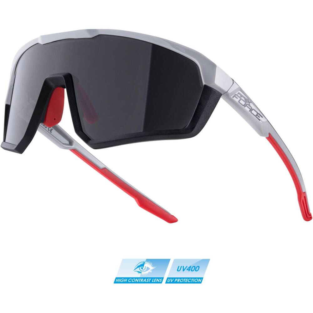 stronger and more flexible grilamid frame (TR90)<br>polycarbonate contrast lens