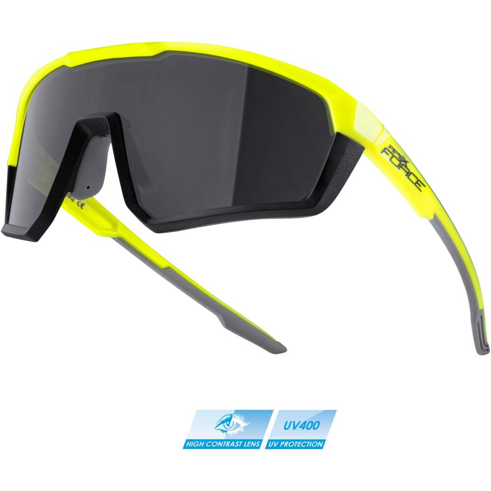stronger and more flexible grilamid frame (TR90)<br>polycarbonate contrast lens