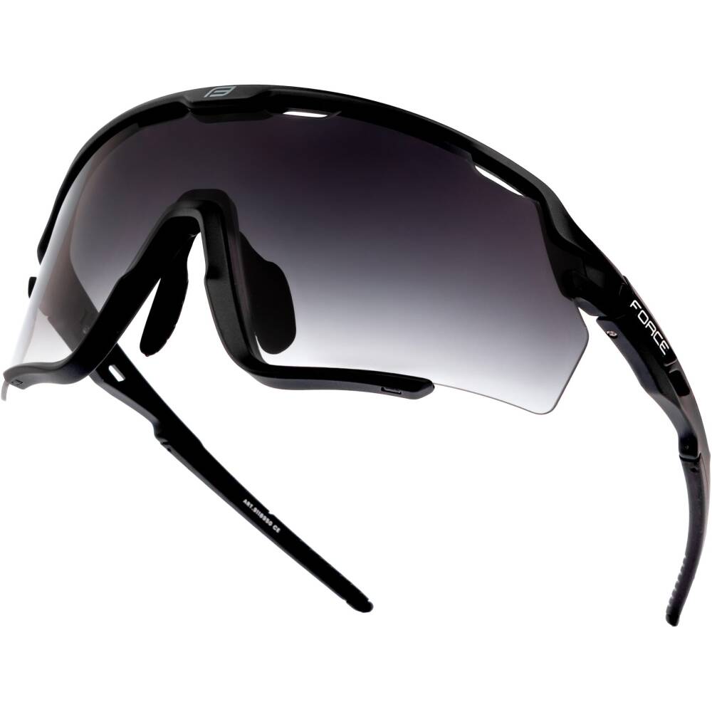 <p>Stylish cycling glasses with a modern design feature a durable and flexible TR90 frame that fits the face perfectly and ensures comfort even on longer rides. The polycarbonate lenses with H2FOBIC hydrophobic coating repel water and dirt