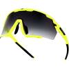 <p>Stylish cycling glasses with a modern design feature a durable and flexible TR90 frame that fits the face perfectly and ensures comfort even on longer rides. The polycarbonate lenses with H2FOBIC hydrophobic coating repel water and dirt