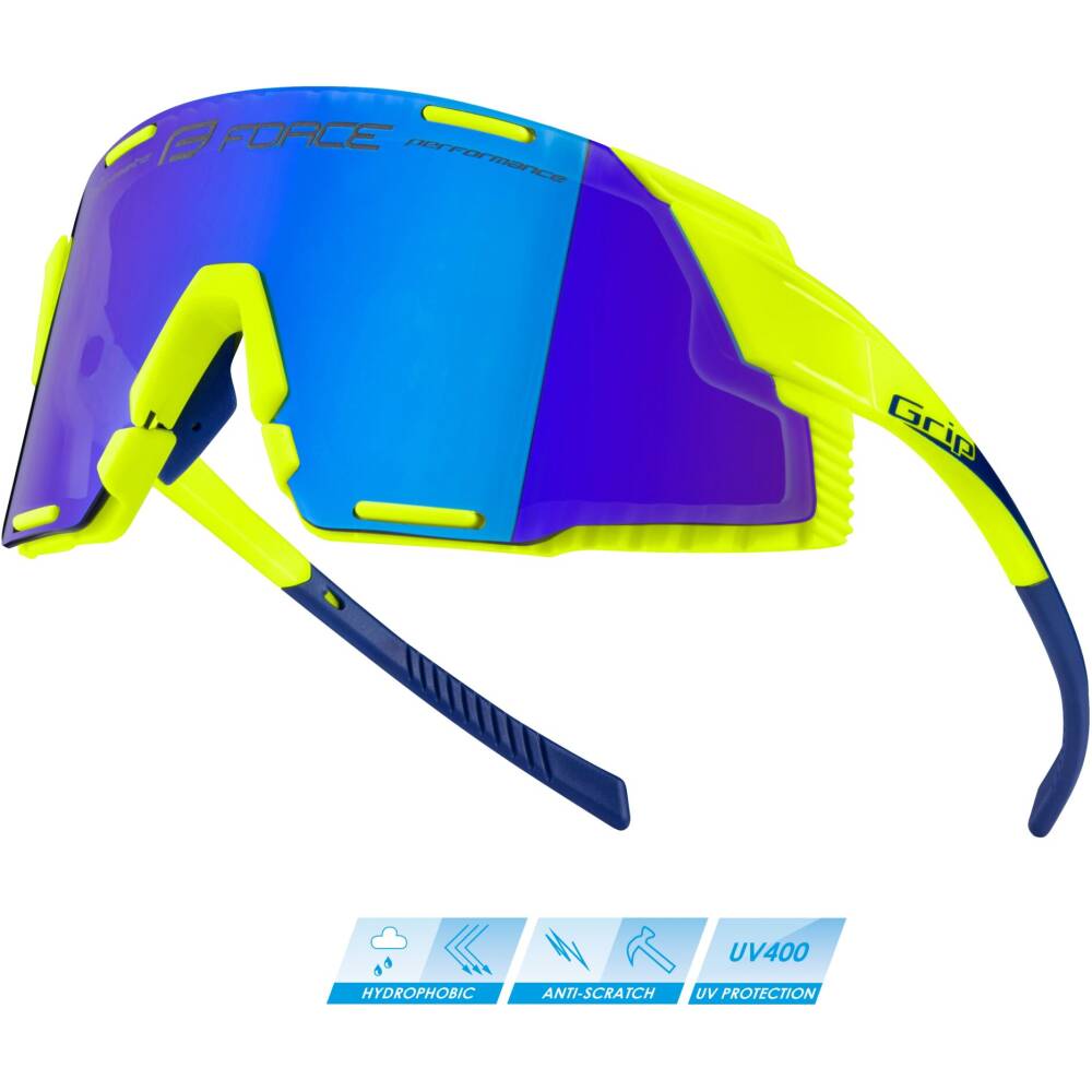 stronger and more flexible grilamid frame (TR90)<br>polycarbonate lens