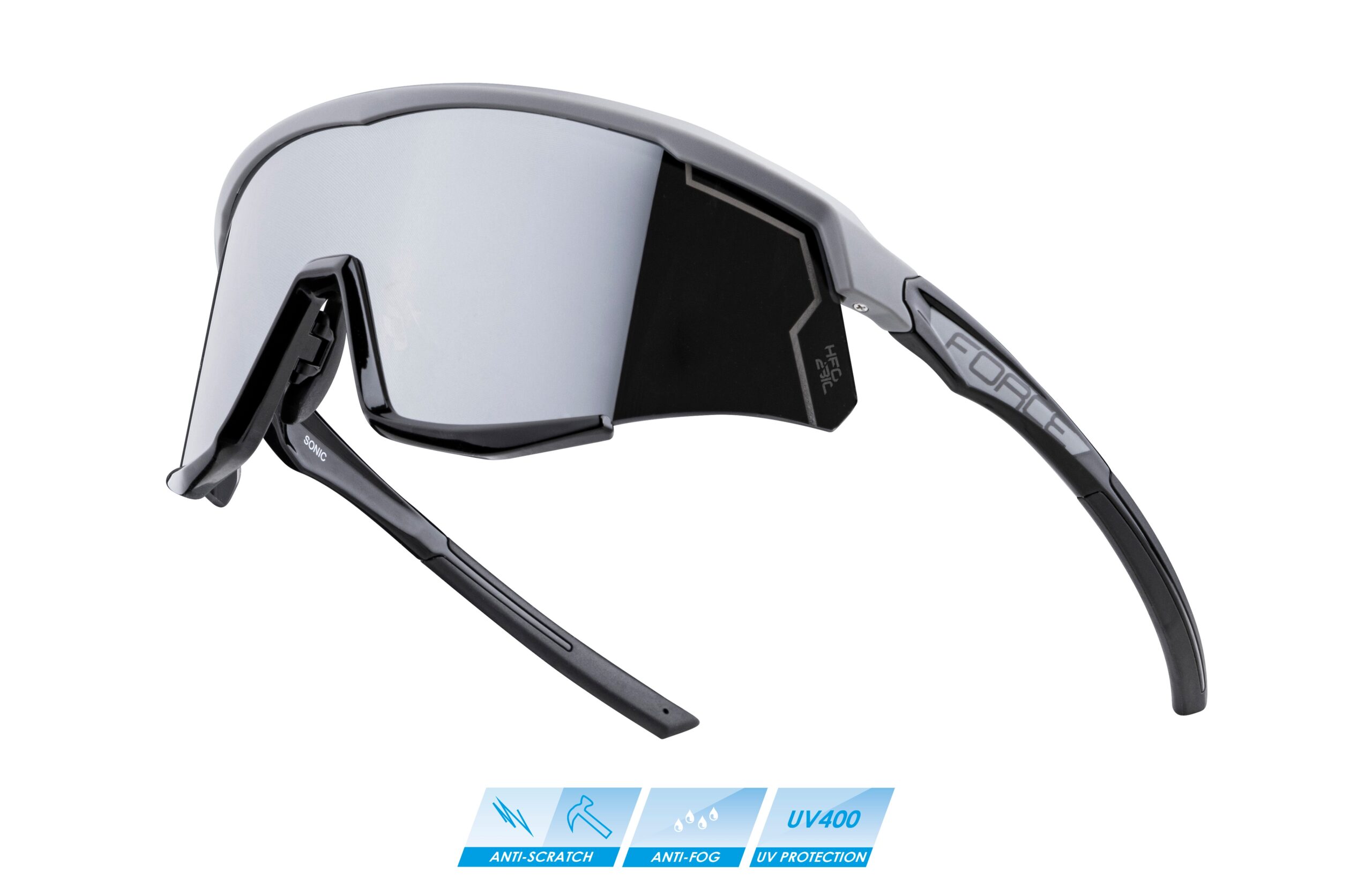 stronger and more flexible grilamid frame (TR90)polycarbonate lens