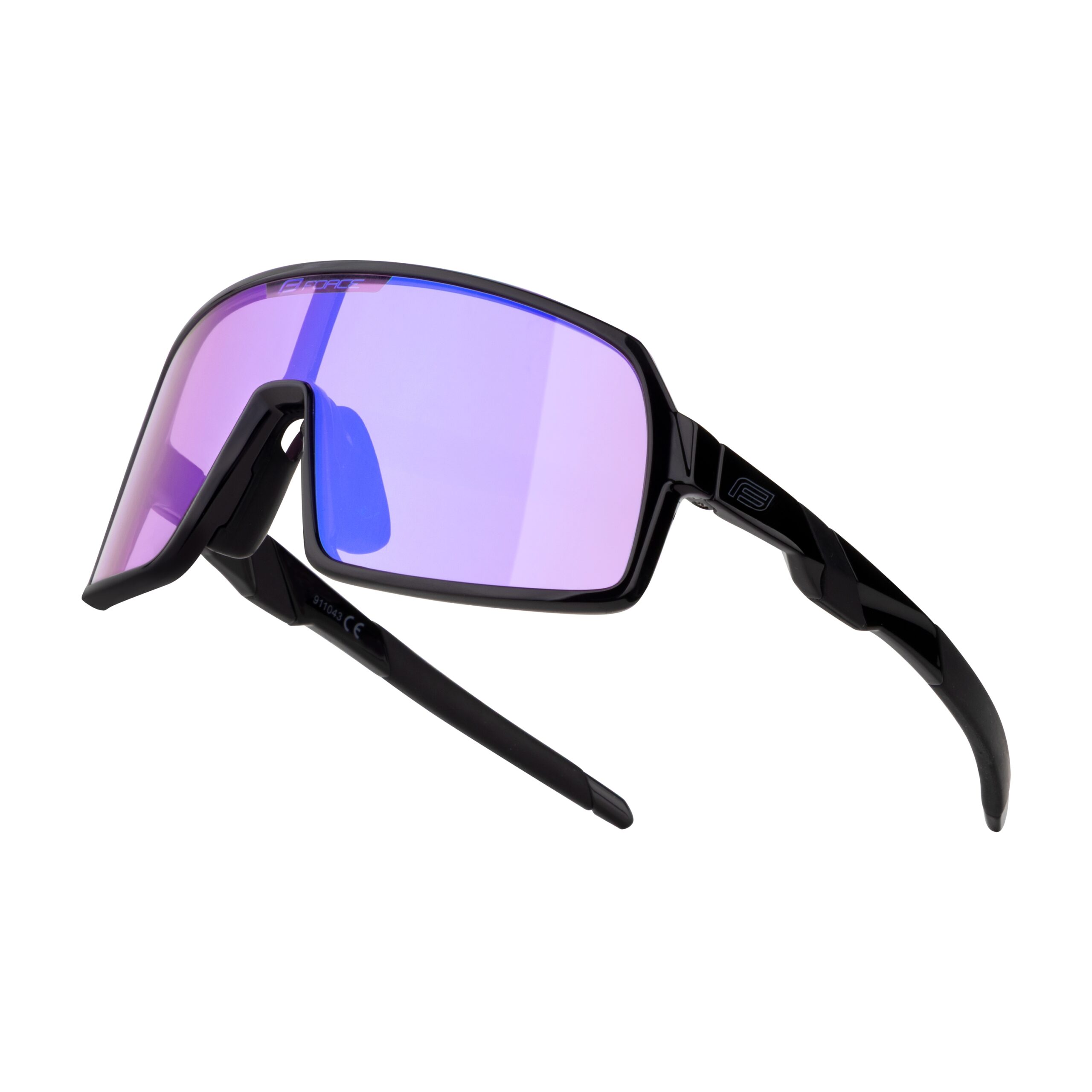 Lightweight and durable children's sports sunglasses with a flexible Grilamid (TR90) frame are designed for active movement and maximum comfort. The polycarbonate violet lens with UV 400 protection ensure optimal light conditions and protect children's eyes. The contrast-enhancing lens improve visibility in low-light conditions