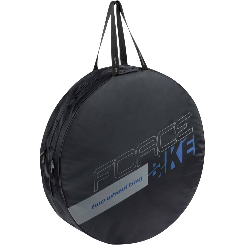 reinforced bag / bag for two wheels transportation<br>for all wheel sizes up to 29 "<br>practical handles for carrying in the hand or over the shoulder<br>zip fastening with 2 riders for each bike separately<br>inner lockable pocket for quick zipper<br>diameter: approx. 76 cm