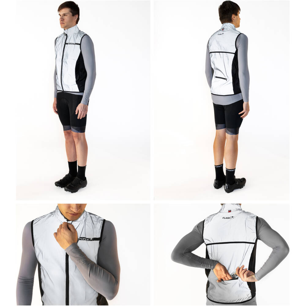 unisex<br>main panels are windproof<br>mesh net on rear part for better ventilation<br>rear zipper pocket<br>temperature rating +15 °C and above<br>material: 100% polyester<br>packed in polybag