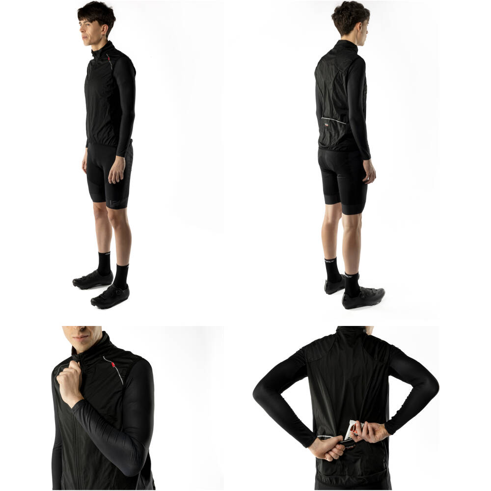 unisex <br>full length zip fastening