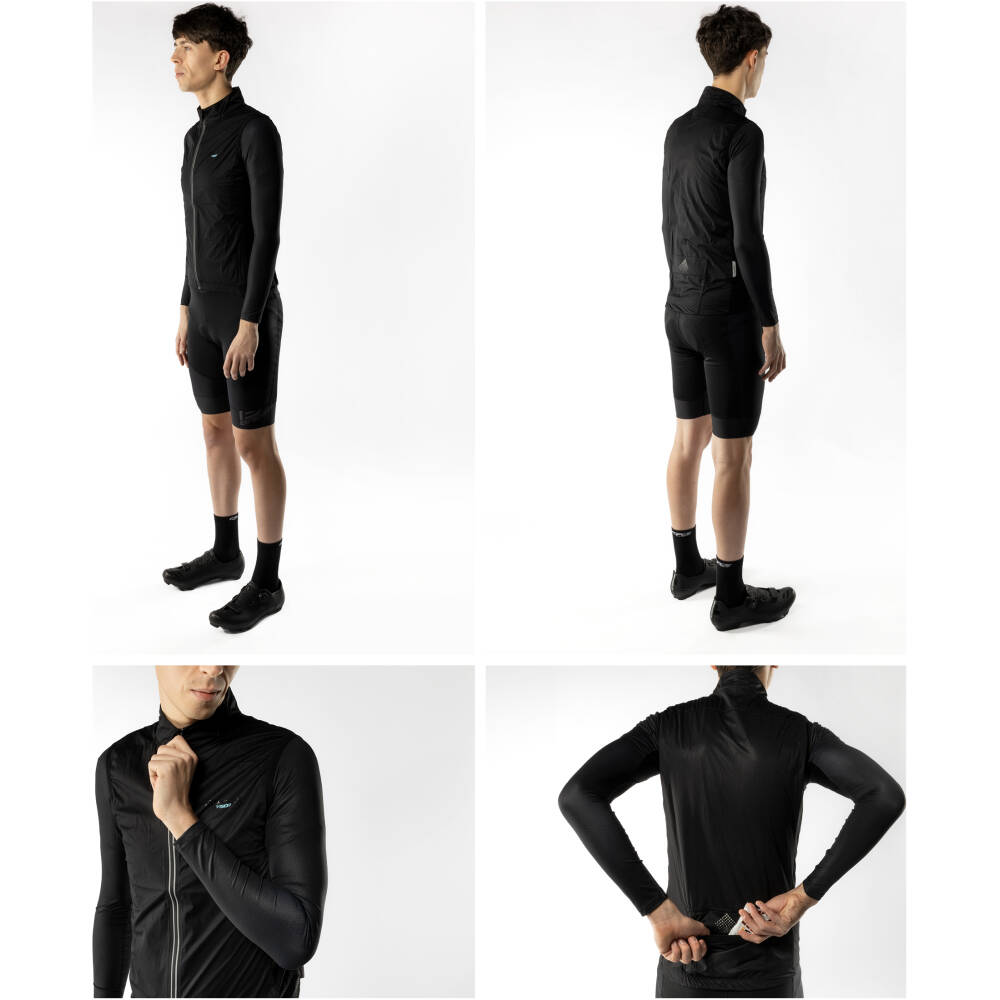 full length zip fastening<br>windproof