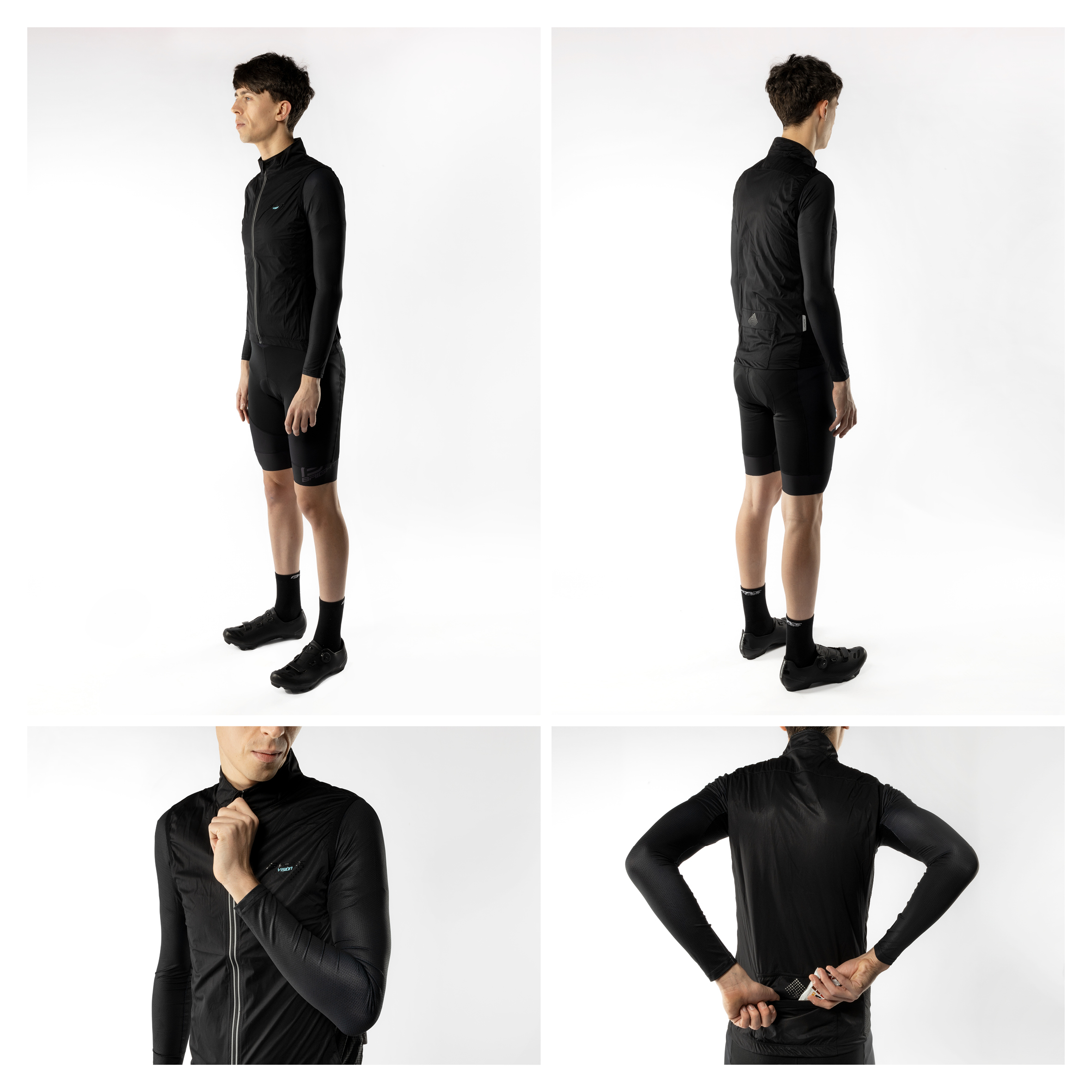 full length zip fasteningwindproof