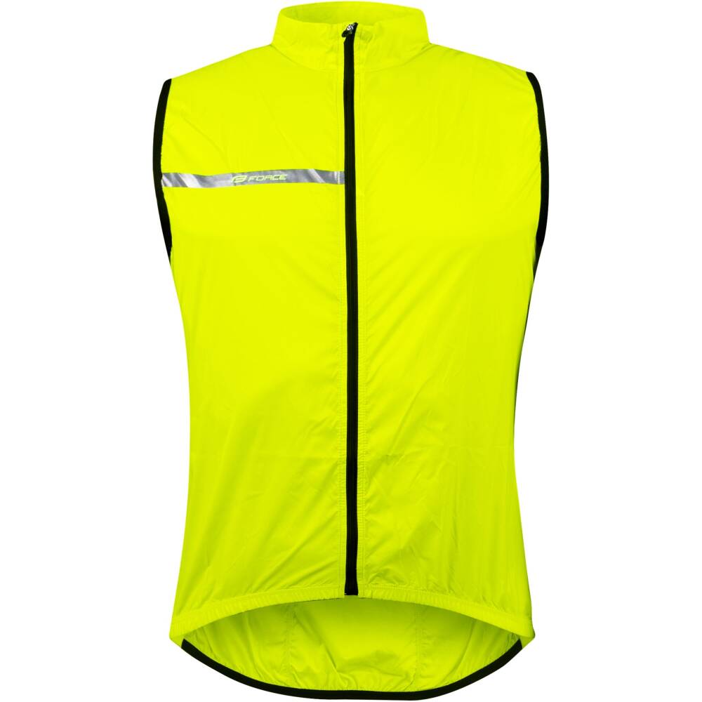 <p>This lightweight windproof vest is designed as a practical outer layer for riding in changeable conditions. It is suitable for road and sport cycling and offers ideal protection against wind without unnecessary warmth on the arms.</p><p>The full-length construction with a protected zipper allows easy on and off and ensures comfort while riding. Underarm ventilation supports airflow and helps regulate body temperature. An elastic hem helps keep the vest securely in place.</p><p>The vest can be easily folded into a rear pocket