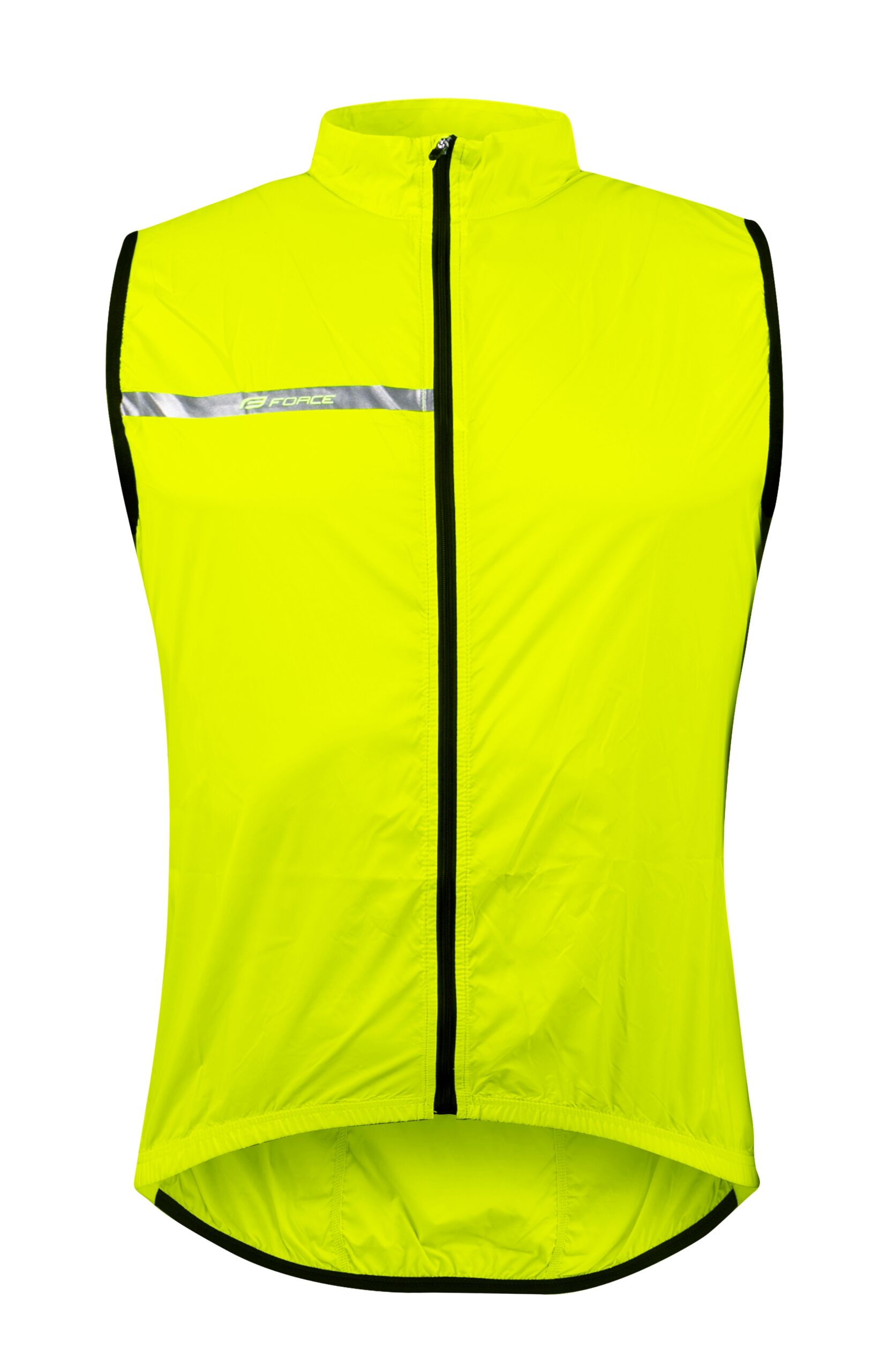 This lightweight windproof vest is designed as a practical outer layer for riding in changeable conditions. It is suitable for road and sport cycling and offers ideal protection against wind without unnecessary warmth on the arms.The full-length construction with a protected zipper allows easy on and off and ensures comfort while riding. Underarm ventilation supports airflow and helps regulate body temperature. An elastic hem helps keep the vest securely in place.The vest can be easily folded into a rear pocket
