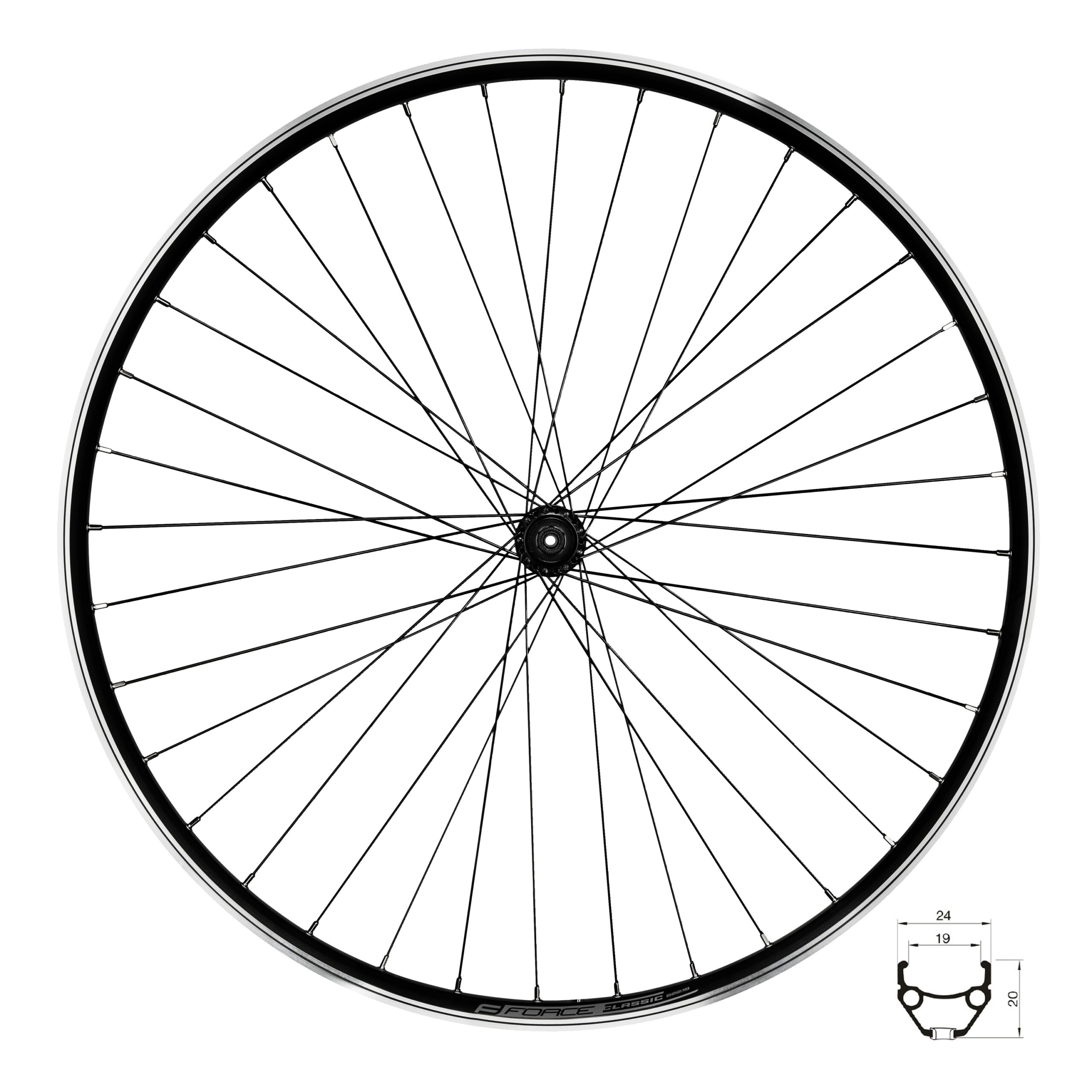 28/29" front wheelsetfront hub SH HBTX500 designed for V-brakes36 spoke holes