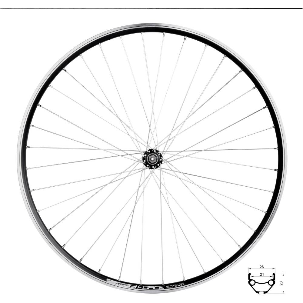 28/29 "rear wheel FORCE PRIME 622x21<br>grounded sides