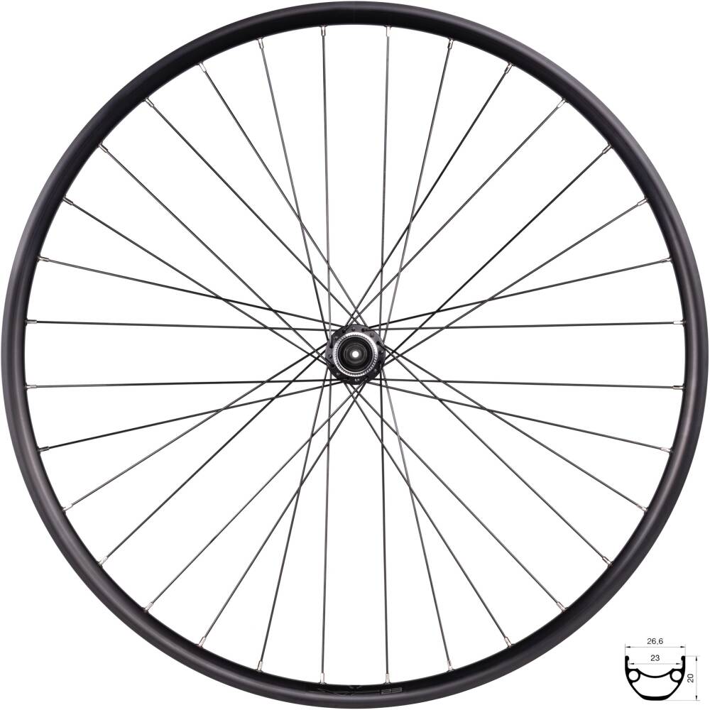hub SH TX505 designed for CENTER LOCK brake rotor<br>ball bearings