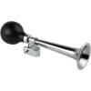 chrome straight airhorne with a blower<br>wide end<br>for handlebars: 25