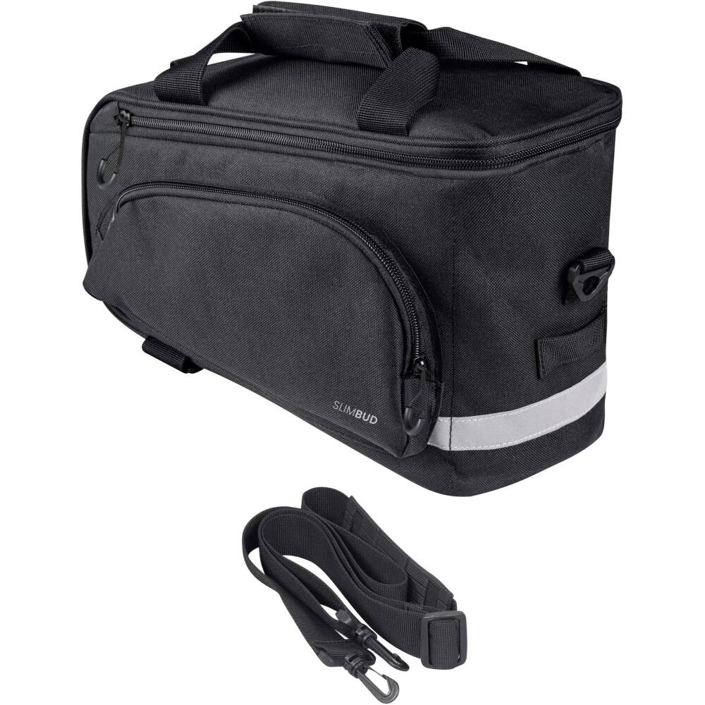ECONOMIC model SLIM                                                                                                                                             reinforced bag on rear carrier / seatpost carrier<br>2 x inner mesh pocket