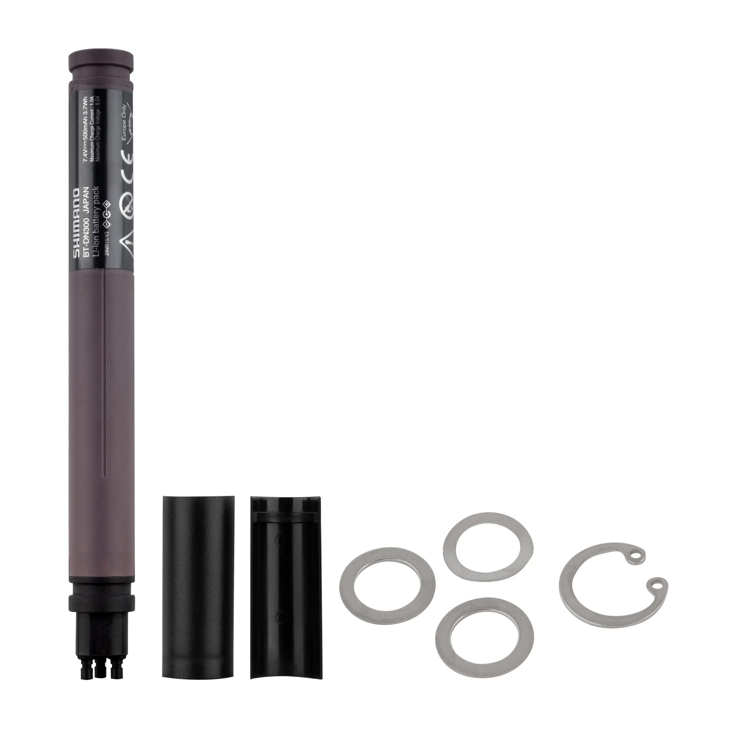 baterie SHIMANO BT-DN300 vodotěsná konstrukcestejné rozměry a upevnění jako u předchozí generace BT-DN110kompatibilní s novou generací tenčích elektrických vodičů SD300 a systémy po sadách R9250/81503 porty SD300hmotnost: 52baleno v krabičce SHIMANO