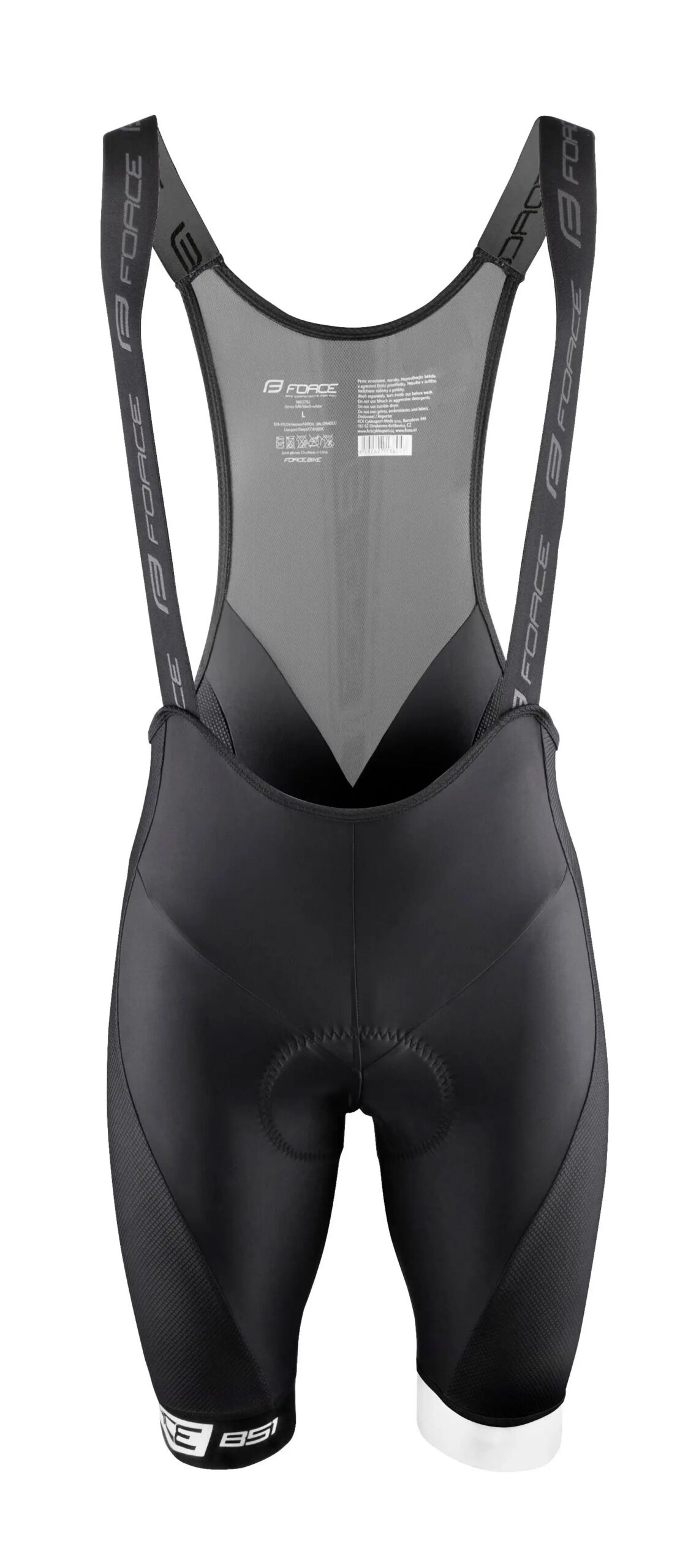 bibshorts with comfortable anatomical padside panels from soft meshnet for better ventilationelastic lycra leg hems with antislip siliconereflective featuresmaterial: 82% nylon