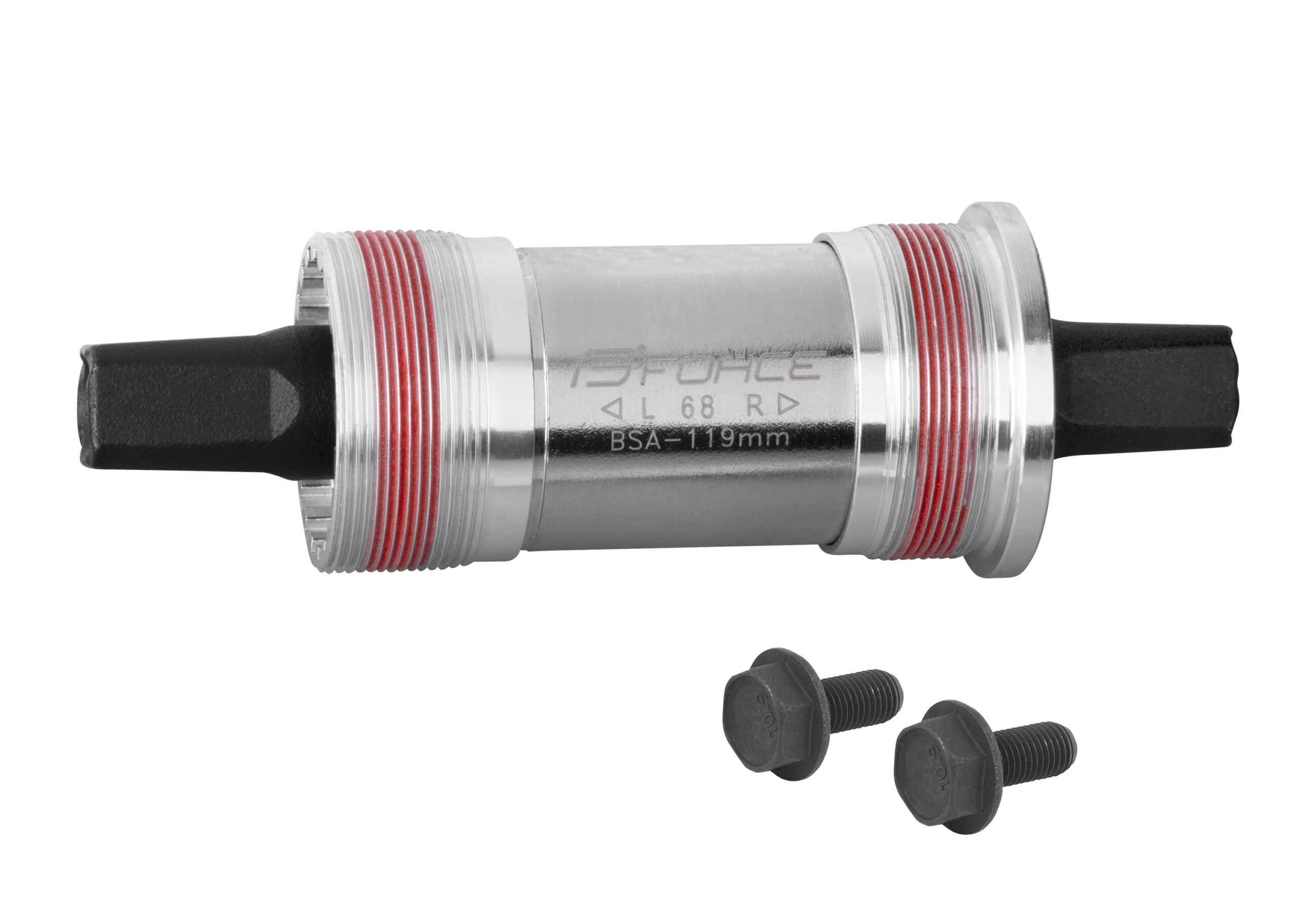 encased axle with lock boltssilver steel body