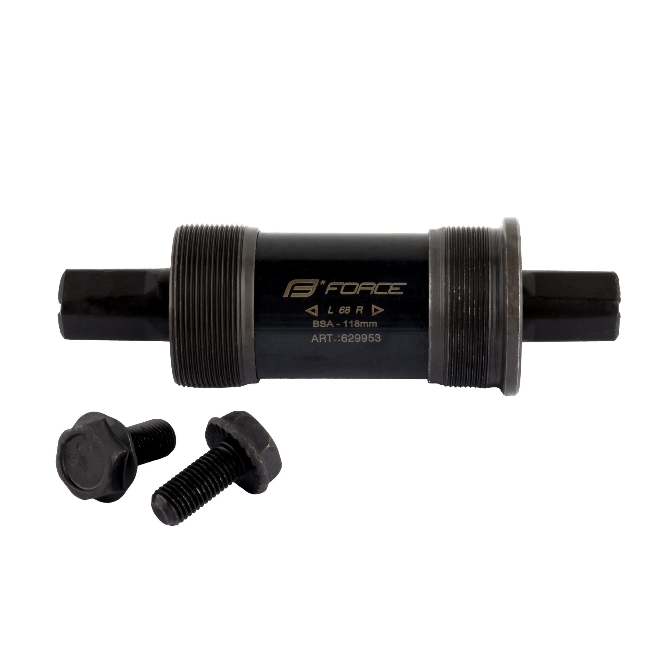 encased axle with lock boltsblack steel body