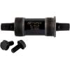 encased axle with lock bolts<br>black steel body