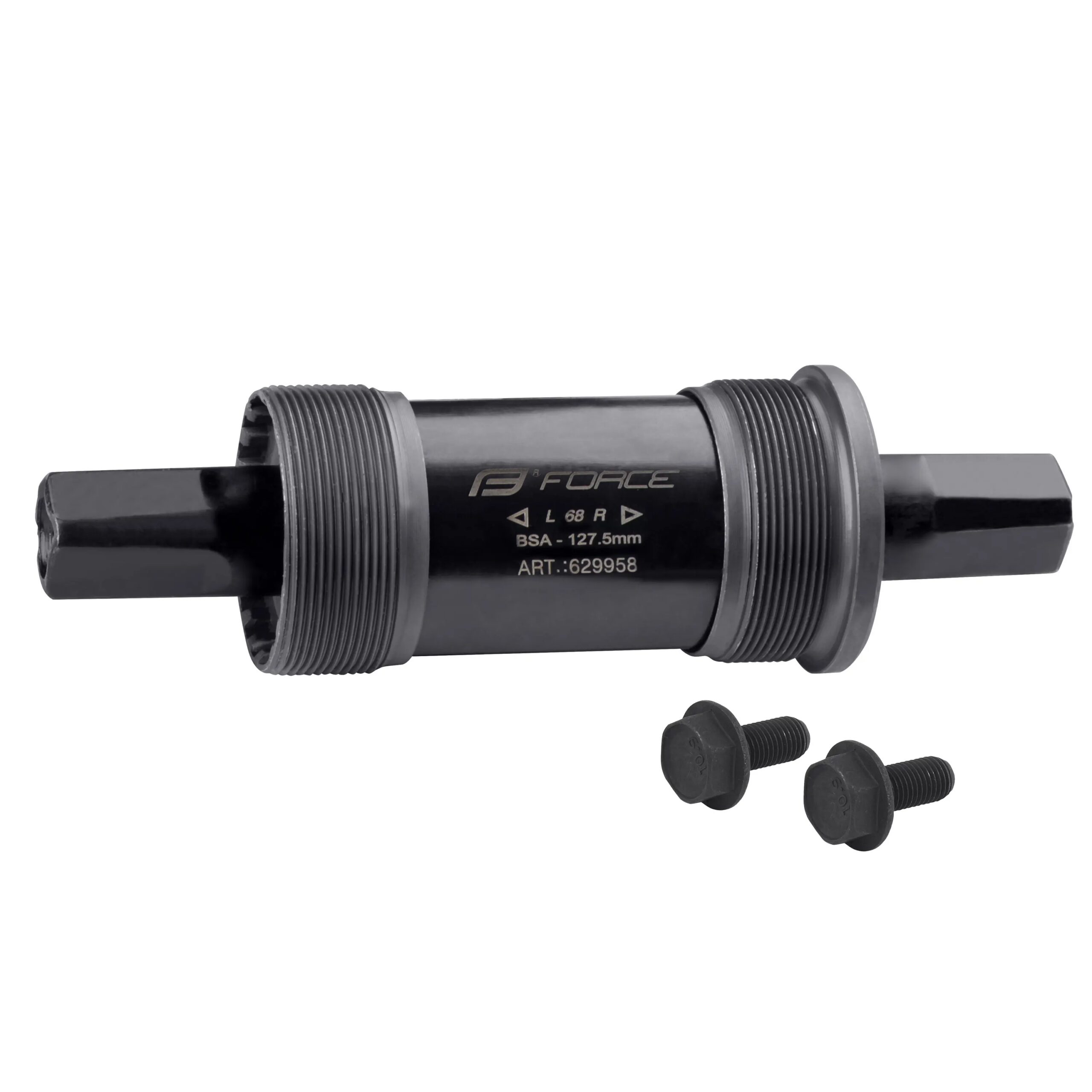 encased axle with lock boltsblack steel body