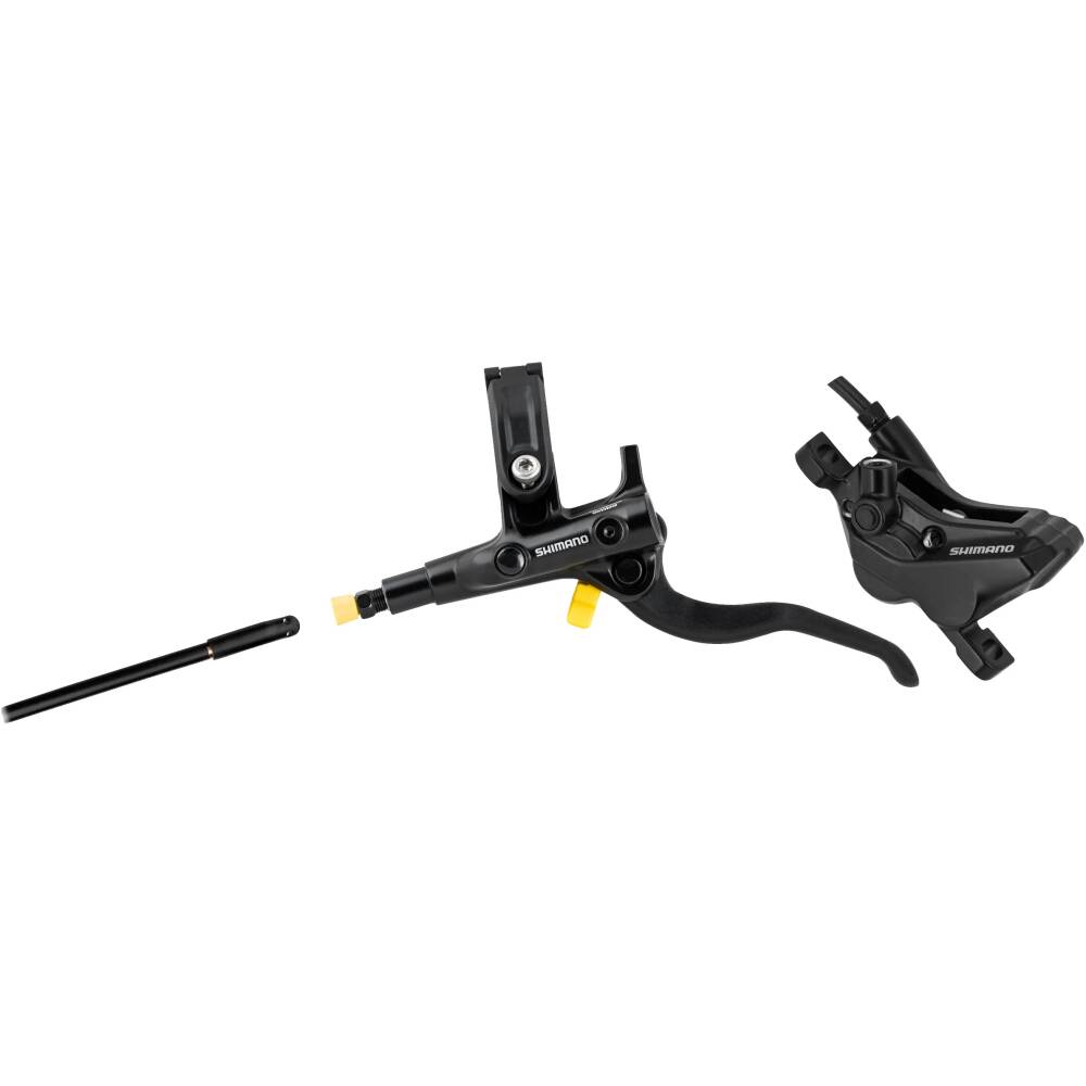 kompletní natlakovaná sada přední<br>levá páka BL-M4100 a třmen BR-MT420 - 4 písty<br>hadička SMBH59SS 100 cm J-kit