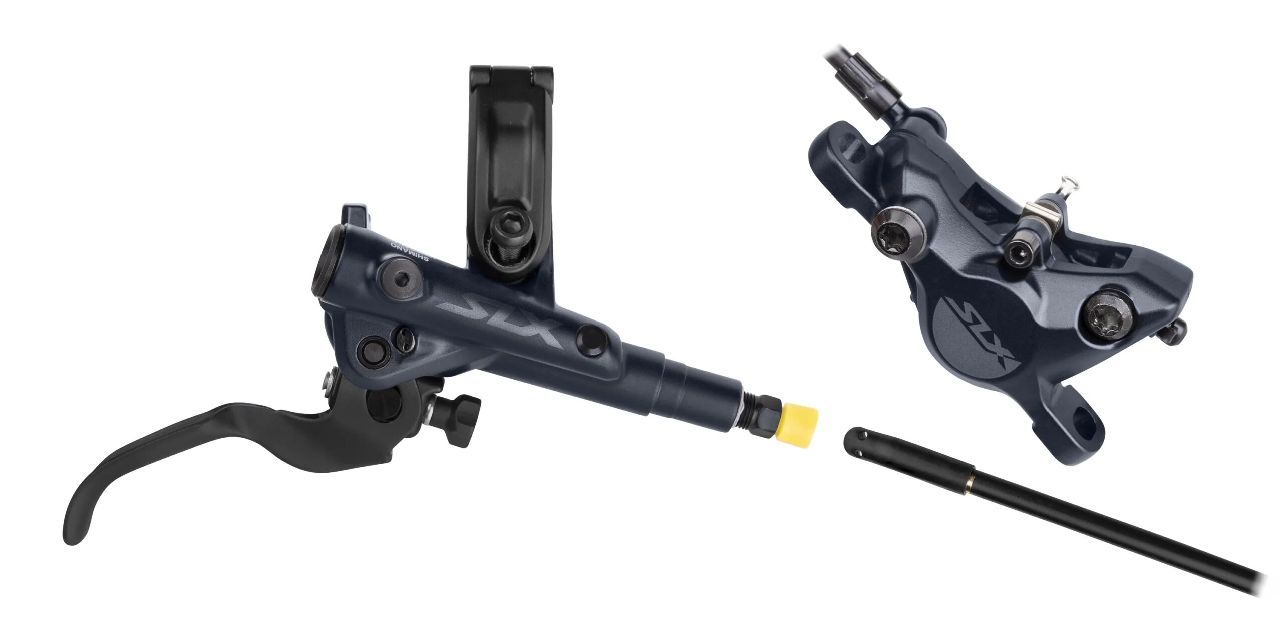 kompletní natlakovaná sada zadnípáka BLM7100 a třmen BRM7100brzdová páka I-SPEC EVčerná hadička SMBH90SBM 170 cm J-kituchycení POSTMOUNT - bez adaptérupolymerové destičkybalené provedení v krabičce