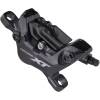 hydraulická kotoučová brzda / třmen XT<br>4 keramické písty - vysoká účinost a tepelná odolnost<br>uchycení POSTMOUNT - bez adaptéru<br>UNI přední/zadní - stačí dokoupit vhodný adaptér<br>polymerové destičky N03A včetně chladiče<br>pro hadičku SMBH90SBM<br>hmotnost: 306 g