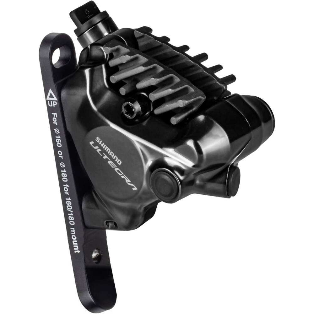 hydraulic disc brake ULTEGRA front<br>FLATMOUNT mounting with 160 mm adapter<br>L05A polymer brake pads with cooler<br>for SMBH90JKSSR hose<br>packed in box