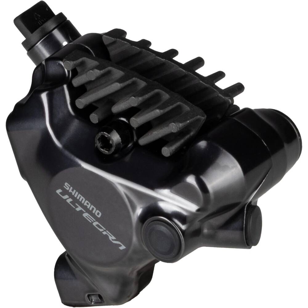 hydraulická kotoučová brzda / třmen ULTEGRA zadní<br>uchycení FLATMOUNT bez adaptéru<br>polymerové destičky L05A s chladičem<br>pro hadičku SMBH90JKSSR<br>balené provedení v krabičce
