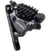 hydraulická kotoučová brzda / třmen gravel GRX přední<br>uchycení FLATMOUNT s adapterém na 160 mm<br>polymerové destičky L05A-RF s chladičem<br>pro hadičku SMBH90JKSSR<br>balené provedení v krabičce<br>