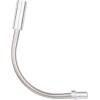 silver tubular cable guide for V-brake<br>110° angle of the guide<br>does NOT include rubber boot<br>weight: 3