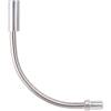 silver tubular cable guide for V-brake<br>90° angle of the guide<br>does NOT include rubber boot<br>weight: 3