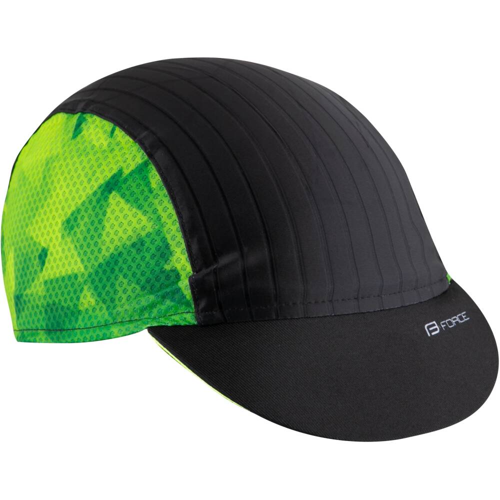 classic cycling cap with visor<br>mesh net on sides for better ventilation<br>elastic band at back part<br>circumference: 52