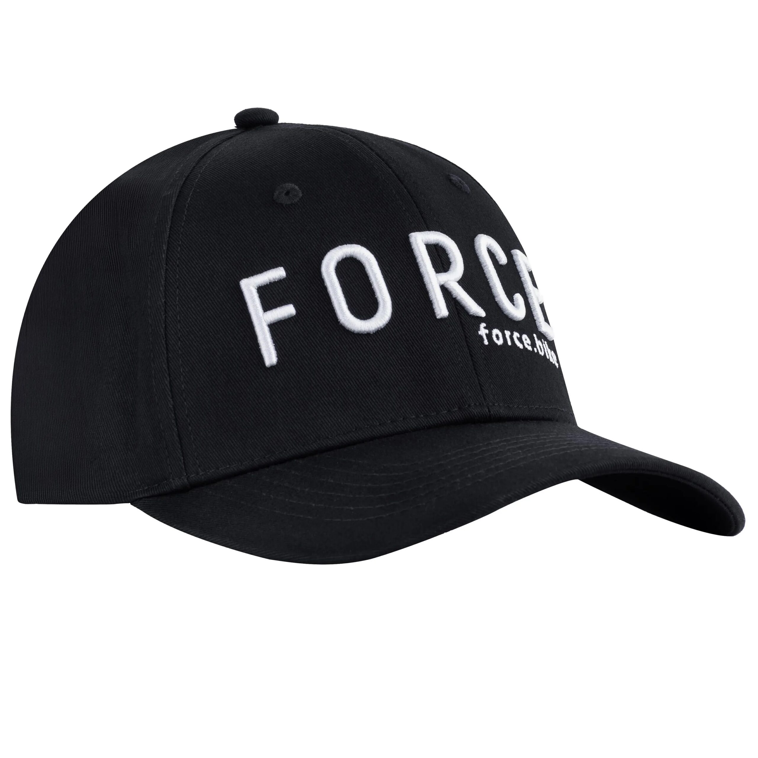 Classic cap with a clean design suitable for sports and everyday wear. The front panel features a distinctive 3D embroidered FORCE logo