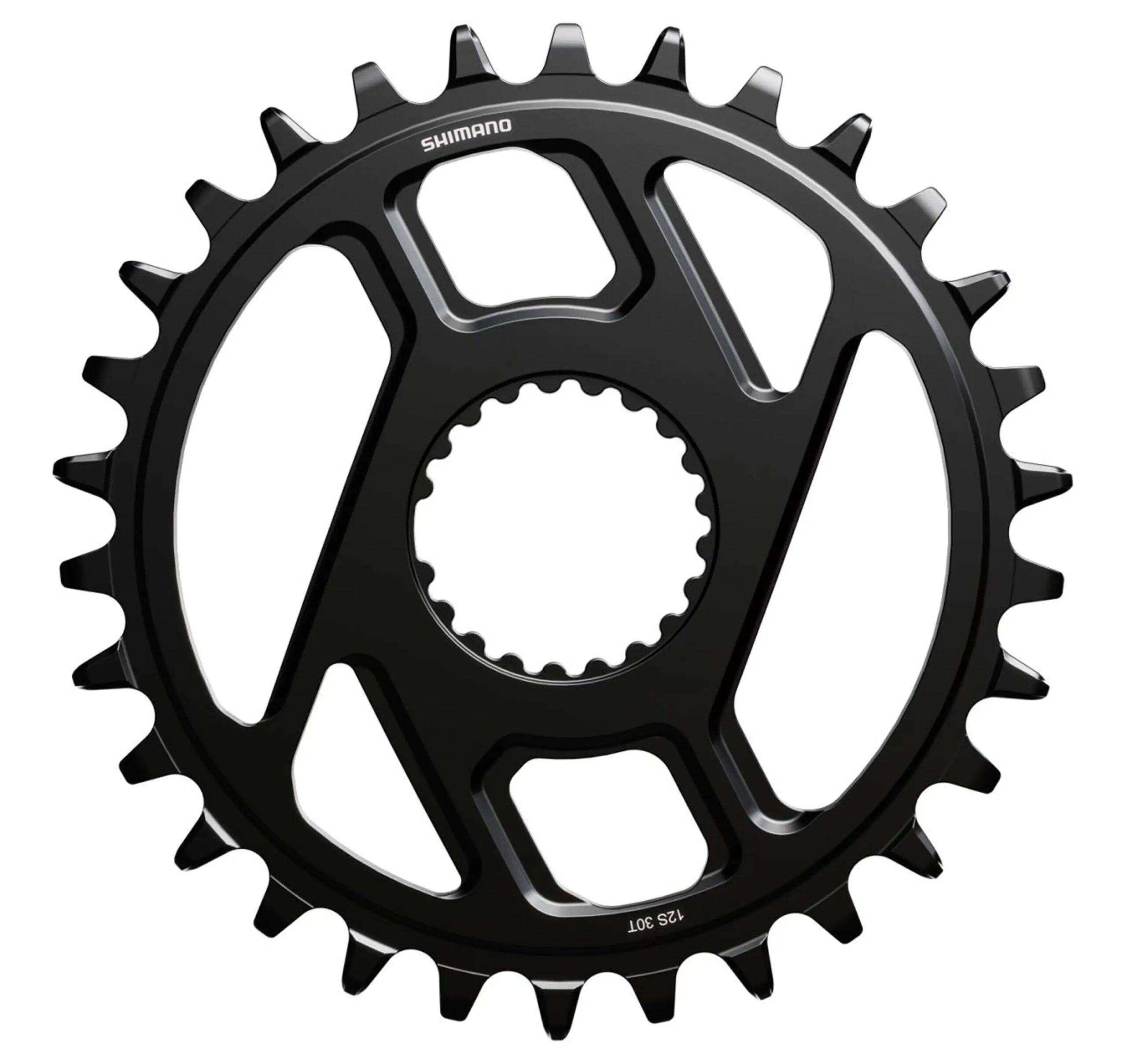 chain ring 30T for 12sFe alloy + GF compositefor cranks w single chain ring FC-M6200/MT620