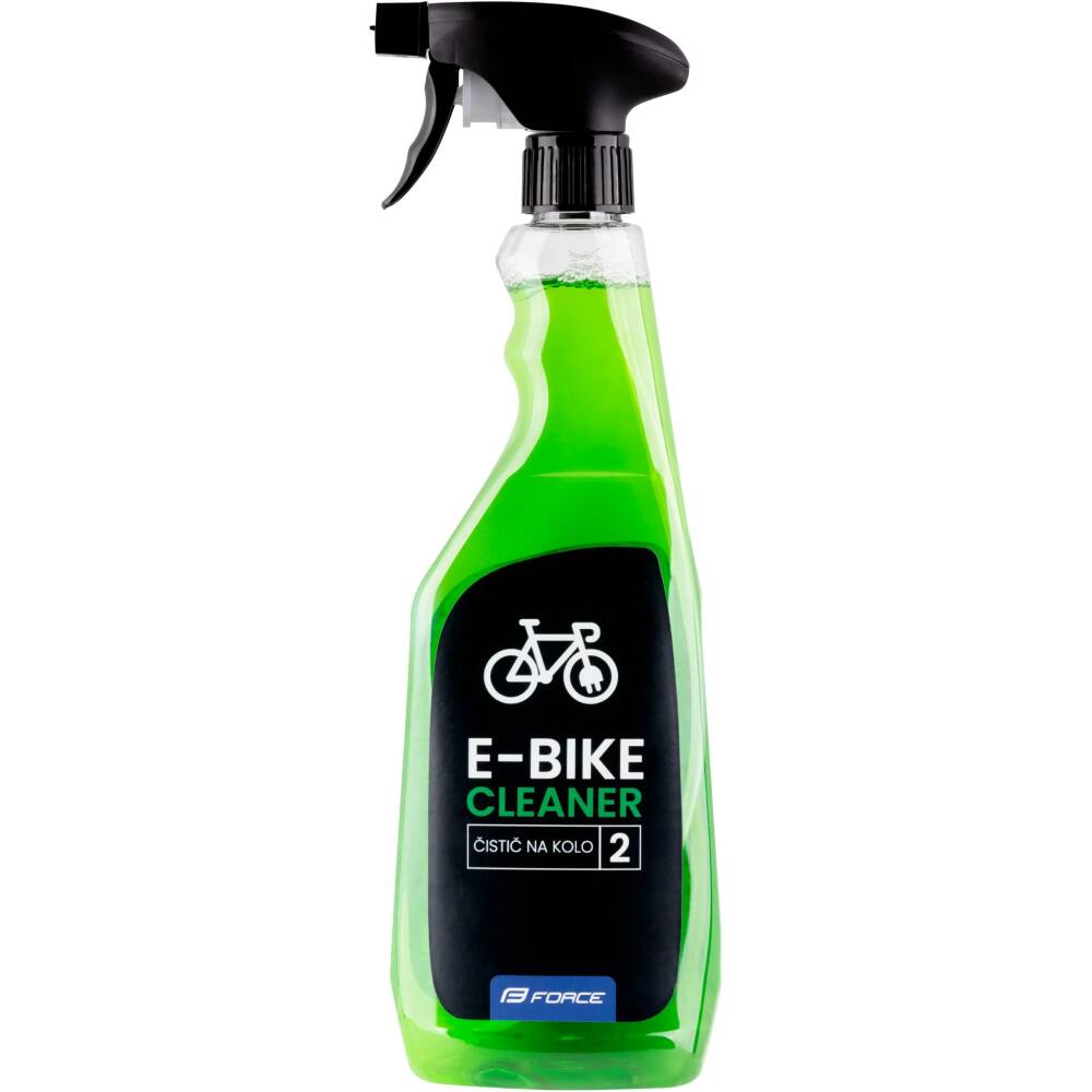 cleaner developed specially for electro bikes<br>removes dirt from the bike but also<br>does not interfere with applied lubricants that we do not want to waste<br>and remove from the bike<br>good protection against of corrosion<br>gently to all types of frames and electrical components<br>as well electric motor