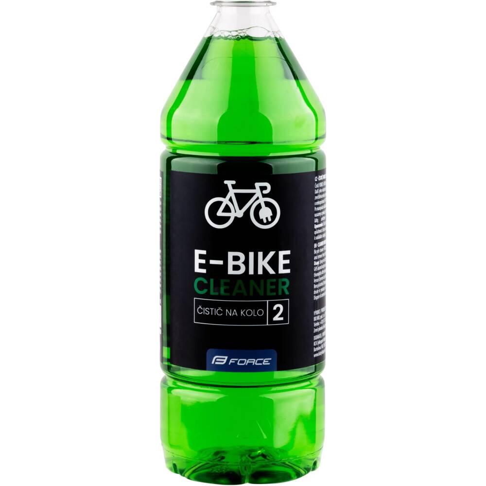 cleaner developed specially for electro bikes which<br>removes dirt from the bike but also<br>does not interfere with applied lubricants that we do not want to waste<br>and remove from the bike<br>good protection against of corrosion<br>gently to all types of frames and electrical components<br>as well electric motor