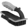 ergonomic handle with anti-slip finish and hole for hanging<br>low brush for tyres
