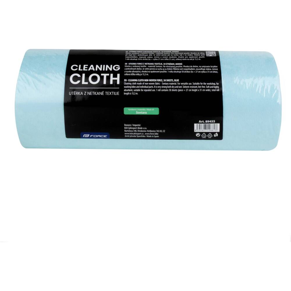 <p>wipe made of non-woven fabric - <strong>Sontara </strong>material<br>for all-round use <br>suitable for the workshop