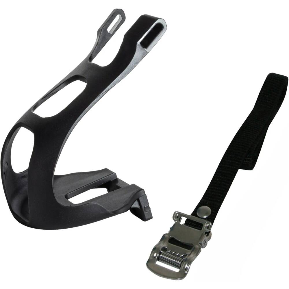 sport plastic MTB clips including nylon straps<br>material: plastic + nylon<br>packed in polybag