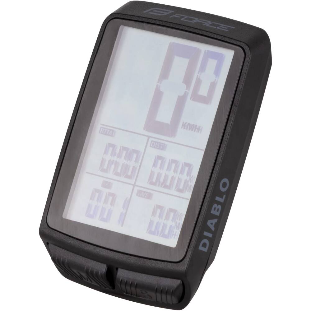 The <strong>FORCE DIABLO wired</strong> cycling computer is the ideal choice for cyclists looking for a reliable and compact tool to track their performance on and off the road. <br>This model offers a wide range of features that allow you to track your rides in detail and analyze your progress. <br>Its waterresistant