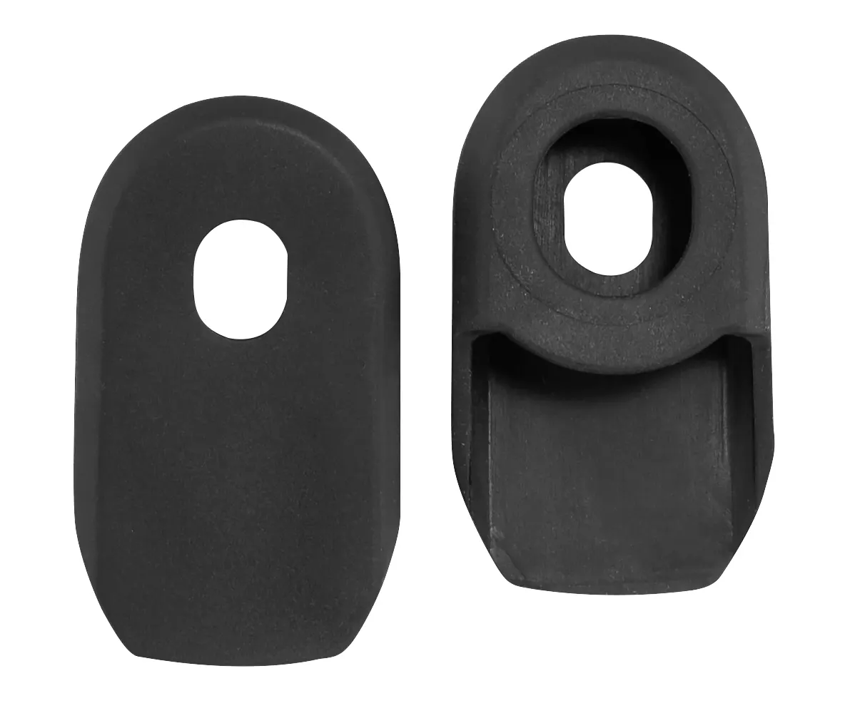 crank cover protects cranks against stonesmaterial: rubberpackaging and sale of 1 pairpacked on FORCE card