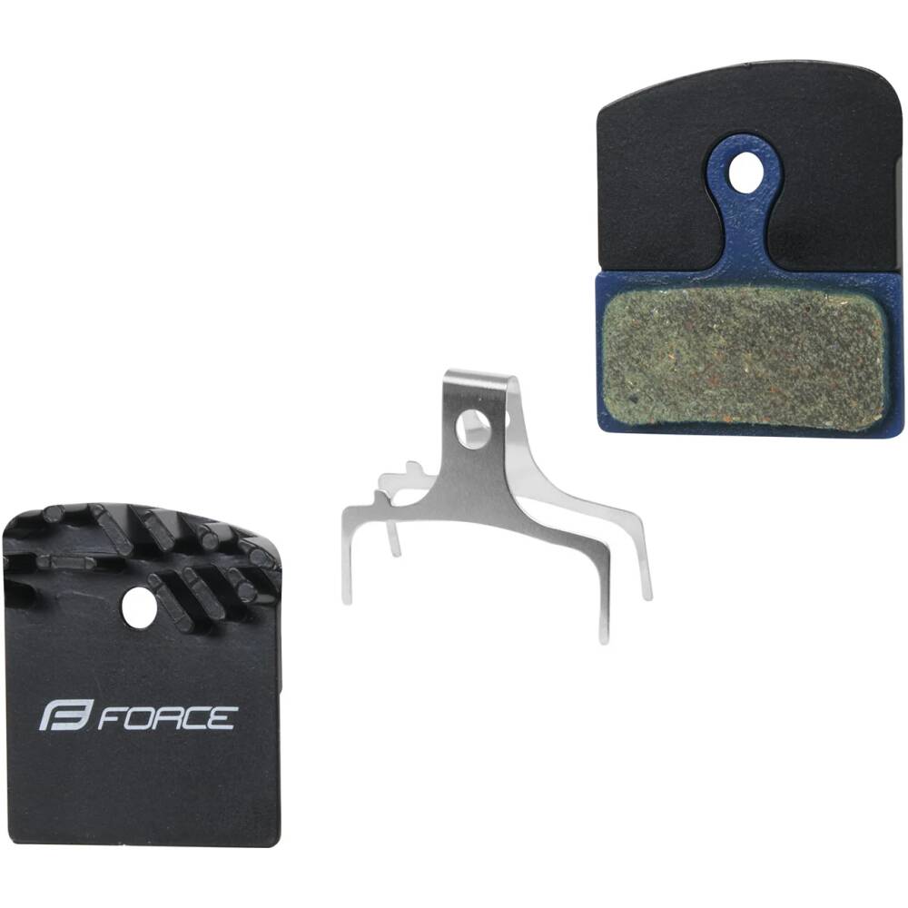 steel base<br>polymer compound<br>with alloy heat sink panel for quicker cooling<br>better perfomance and pads wear<br>compatible with <strong>SHIMANO</strong>: <font size="2">XTR BR-M9000