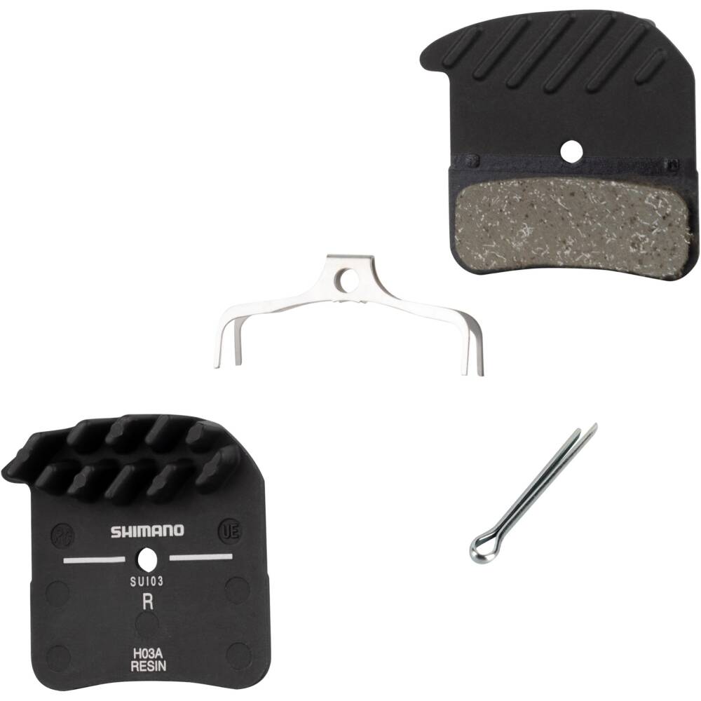 brake pads SHIMANO H03A<br>resin compound<br>designed for hydraulic disc brakes SHIMANO: BR-M8020