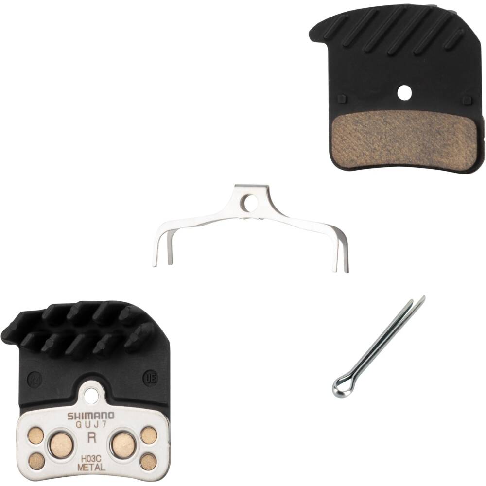 brake pads SHIMANO H03C<br>sintered metallic compound<br>designed for hydraulic disc brakes SHIMANO: BR-M8020