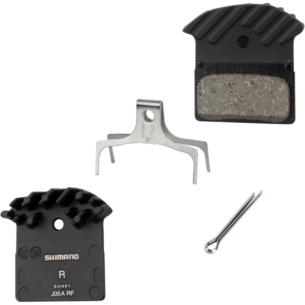 substitution for J03A<br>brake pads SHIMANO J05A<br>resin compound<br>designed for hydraulic disc brakes SHIMANO: <br>BR-M9000