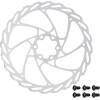 diameter of the brake rotor: 180 mm<br>6 bolt attachment<br>with torx screws<br>material: stainless steel <br>weight: 131 g<br>packed in polybag with FORCE card