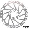 diameter of the brake rotor: 160 mm<br>6 bolt attachment<br>including screws for hex wrench<br>material: stainless steel <br>weight: 99 g<br>packed in polybag