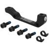 front adapter for disc brake<br>postmount/ standard<br>designed for disc rotors: 180 mm<br>with 4 hex mounting screws<br>weight: 43 g